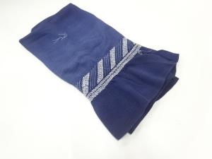 未使用品　正絹　絞り斜め縞模様暈し男物兵児帯